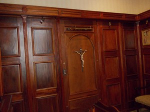 Capilla, pared oeste