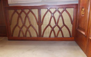 Frente mueble calefactor