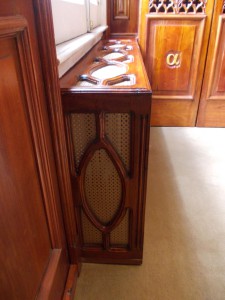 Lateral mueble calefactor