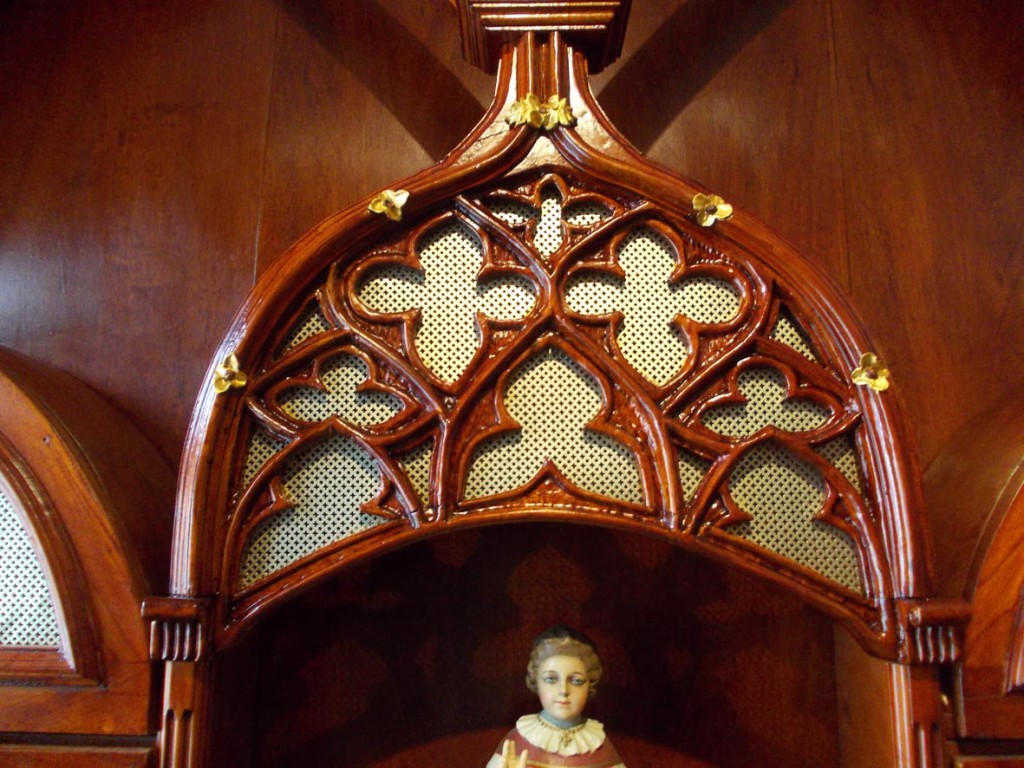 Rosetón hornacina central